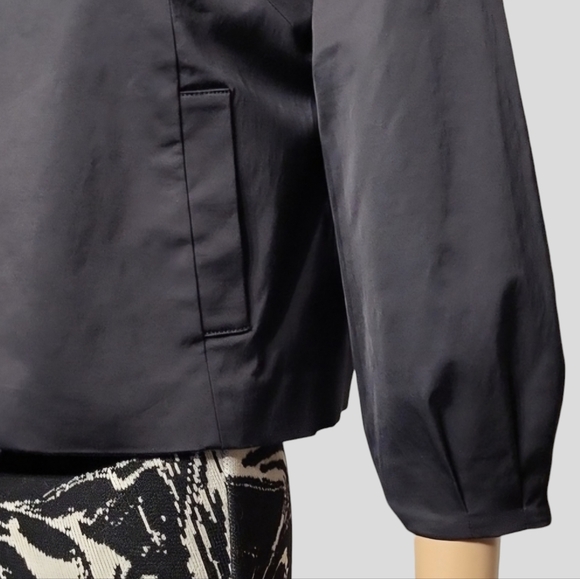 H&M Cropped Cocktail Jacket Evening Date-night / Sz 6 / Black - Picture 7 of 17